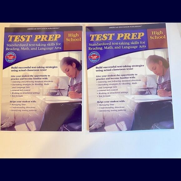 🛍Ameican Education Publishing set of 2 Test Prep High School test taking Book - Picture 1 of 6